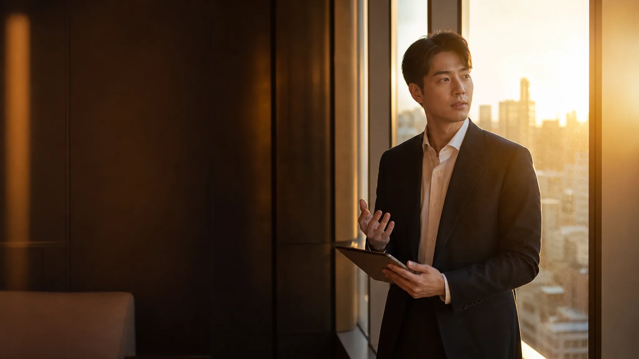 컨설팅 회의가 진행되는 사무 공간